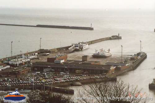 Dover hoverport -  (credit: The <a href='http://www.hovercraft-museum.org/' target='_blank'>Hovercraft Museum Trust</a>).